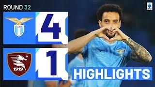 LAZIO-SALERNITANA 4-1  HIGHLIGHTS  Felipe Anderson shines for the Biancocelesti  Serie A 202324