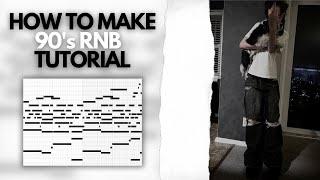 How to make Beats for Jssr  1600j  90s Rnb Tutorial  Silent deconstruction + Free Midi Kit 