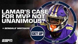 REACTION to Bengals-Ravens ending  2-PT conversion controversy + Lamar Jacksons MVP case  Get Up