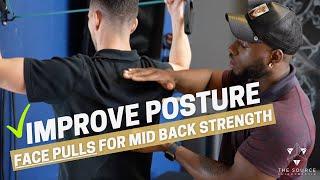 Strengthen Mid Back & Posture with Banded Face Pulls - The Source Chiropractic