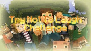 Try Not To Laugh Challenge  Minecraft Story Mode Edition All of Season 2