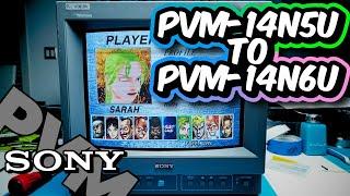 Episode 129 Sony PVM-14n5u to PVM-14n6u RGB Mod and Restore  HDR HLG 