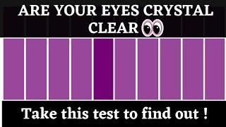 How good are your eyes   Color test  Find the odd colour out