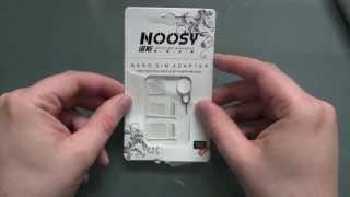 Noosy SIM Adapter Kit - Nano Micro Normal - Unboxing