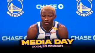 Kuminga Melton Kyle Anderson Interviews  Warriors 2024 Media Day