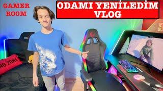 Odamı Yeniliyorum Vlog. Gamer Room.  HÜSO