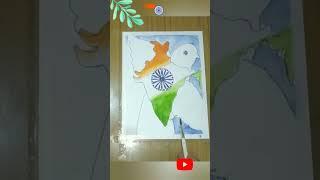 Happy Independence Day 2022  15 August  Drawing  #shorts #youtubeshorts