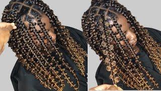 Butterfly Box Braids with Brick Parting Tutorial  Box braids hairstyles