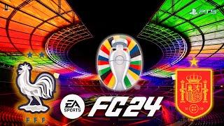 EA SPORTS FC 24 SPAIN vs FRANCE EURO 2024 SEMIFINAL PS5