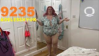 BBW ADELESEXYUK SHEIN ROMPER SUIT TRY ON VIDEO 9235