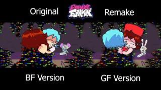 FNF Lost Love Swap Good Ending  Corrupted Boyfriend  GameCover x FNF Animation Comparison