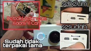 Cara memperbaiki xiaomi yi cam yang sudah lama tidak terpakai #service #actioncam