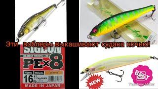 Эти воблеры выкашивают судака ночью Обзор Jackall Lill Bill Wild Megabass X-80Jr Great Hunting70