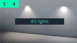 Full Cinema 4D 2023 Lecture  Lesson 5  Part 4 IES Lights