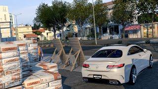 Mercedes-Benz AMG S63 Coupe  Ets 2 Car Mod 1.49 Gameplay  The Most Real 2K Ultra Graphics