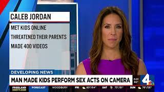 Man made kids perform sex acts on camera