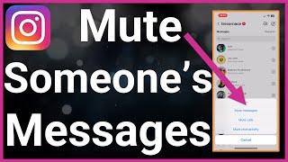 How To Mute Someone On Instagram Messages