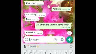 Gf bf Romantic night whatsapp chatting video  Teri Aashiq