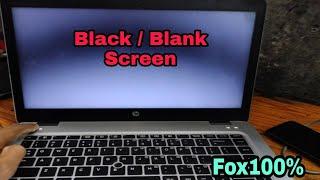 Hp Laptop Starts but No Display  How to Fix Black Screen Problem in Laptop#macnitesh