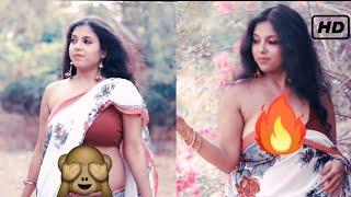 Saree Sundari NAARI Feat Roohi   White Print Saree Full HD 1080P_HD