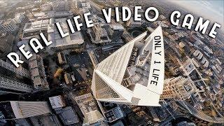 Real Life Video Game 1 LIFE  RAW City Flight   FPV Freestyle