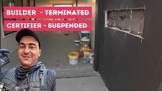 Post Inspection  The Certifier Suspended & Builder Being Investigated Inspection Video…