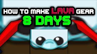 STARVE.IO - HOW TO MAKE LAVA GEAR AFTER MACHETE UPDATE?  8 day craft too 