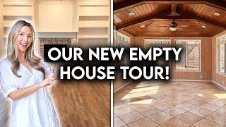 OUR NEW EMPTY HOUSE TOUR  NASHVILLE COLONIAL HOME