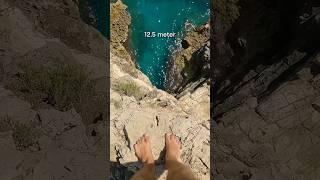 POV cliff dives up to 27m  #shorts