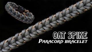 HOW TO MAKE THE OAT SPIKE KNOT PARACORD BRACELET EASY PARACORD TUTORIAL