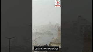 દ્વારકામાં ભયાનક વાતાવરણ... #nobat #news #shorts #cyclone #biparjoycyclone #dwarka #jamnagar