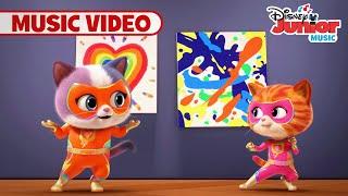 SuperKitties I Heart Art Song  @disneyjr