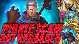 Pirate Scam but With a Big Upgrade  Dogdog Hearthstone Battlegrounds