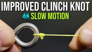 How to Tie an IMPROVED CLINCH KNOT  Knot Easy Series  Fishing Knot Tutorial