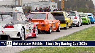 MOTOR TV22 Autoslalom-Start zum 45. Int. Vorarlberger Dry Racing Cup im Drivingcamp Röthis 2024