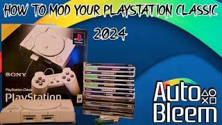 How to  Mod a PlayStation Classic to play any PS1 game #Mod #PS5 #autobleem #psclassic #howto