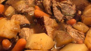 Pork Stew with Gravy Stovetop to Oven  Southern Sassy Mama