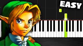 The Legend of Zelda Theme - EASY Piano Tutorial by PlutaX