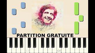 A TOI Joe Dassin 1976 Piano Tutorial avec Partition Gratuite pdf