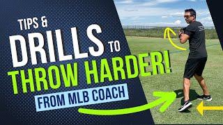 How to Increase Your Throwing Velocity  MLB Coach Shares Tips & Drills to Throw Harder