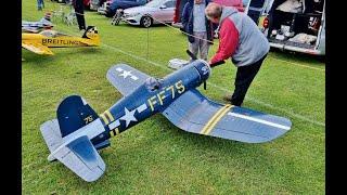 14 SCALE CORSAIR F4U COMP ARF RC - MOKI 250cc 5 CYL RADIAL - 110 SPAN - BALDOCK SCALE - 2022