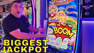 BIGGEST JACKPOT On YouTube For New HIGH LIMIT Slot