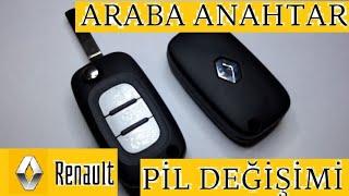 Renault Megane Fluence Anahtar Pil Değişimi Nasıl Yapılır ?  Renault Key Battery Change Replacement