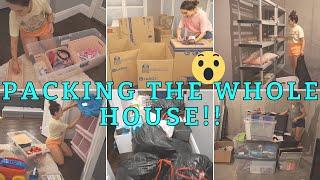 EXTREME CLEAN + PACK WITH ME TO MOVE  PACKING OUR ENTIRE HOUSE  CLEANING MOTIVATION 2022