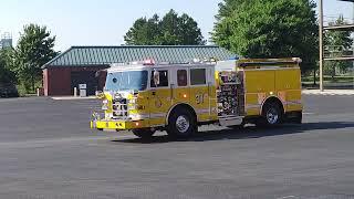 Bay District Volunteer Fire Department Receives New Engine 31 - 2022 Pierce Arrow XT