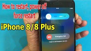How to restart power off force restart iPhone 88 Plus