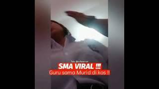 VIRAL  adegan mesum murid dengan guru di kos