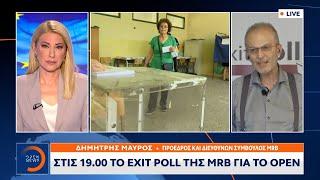 Στις 1900 το Exit Poll της MRB για το OPEN  Ethnos