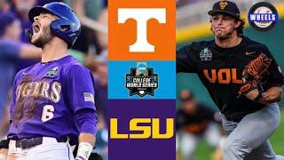 Tennessee vs #5 LSU  College World Series Opening Round  2023 College Baseball Highlights