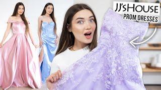 TRYING JJS HOUSE PROM DRESSES... *Most Beautiful Dresses Ever*